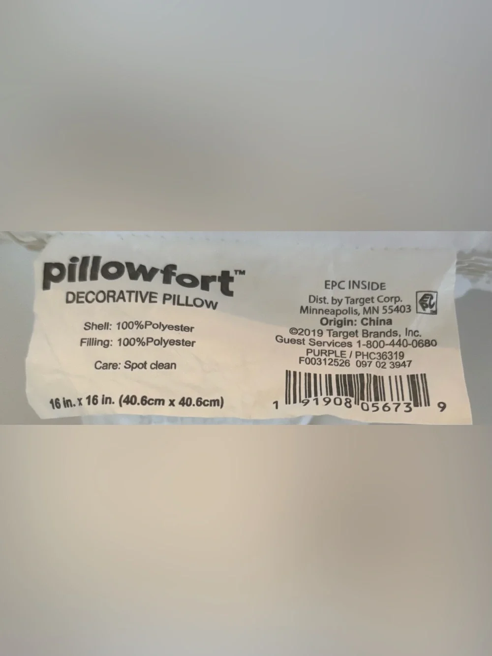 Flip sequin unicorn pillow NEW NWT Pillowfort  16”x16”